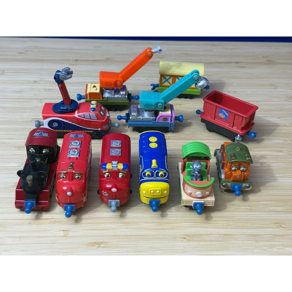 Chuggington Die-Cast Toy Train Lot Wilson Brewster Jackman Old Puffer Pete 11pc
